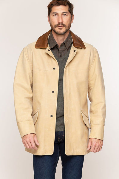 Country Gentleman Calfskin Leather Coat - Big (48 - 52)