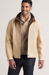 Calfskin Leather Jacket