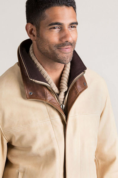 Calfskin Leather Jacket