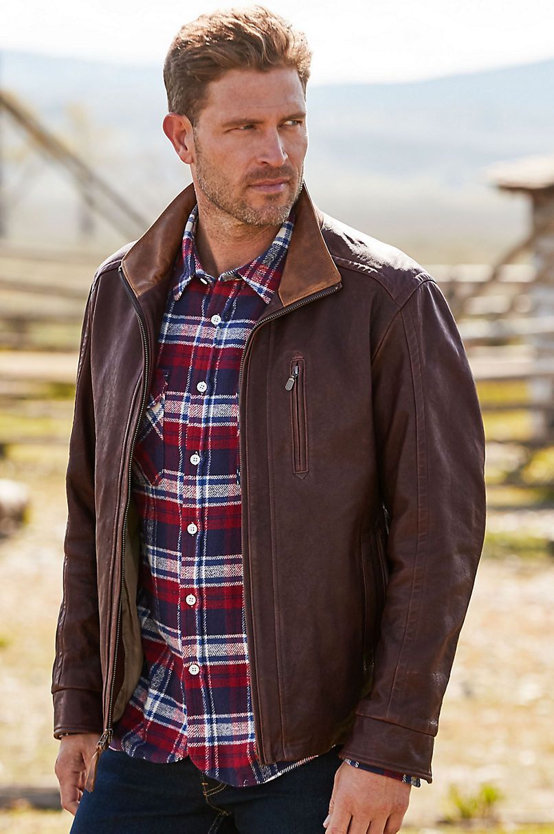 Conor North African Lambskin Leather Jacket