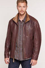 Conor North African Lambskin Leather Jacket