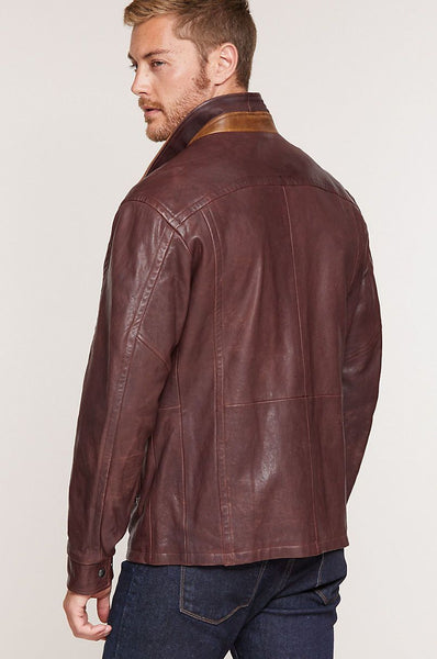Conor North African Lambskin Leather Jacket