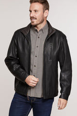 Conor South African Lambskin Leather Jacket