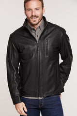 Conor South African Lambskin Leather Jacket