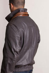 Avenger A-2 Lambskin Leather Bomber Jacket