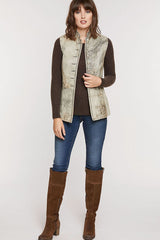 Cheyenne Lambskin Suede Leather Vest