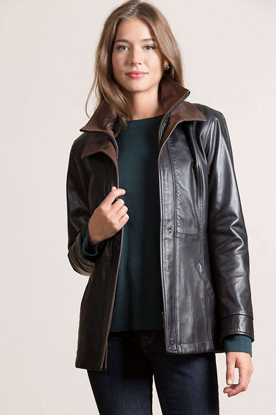 Rory English Lambskin Leather Jacket