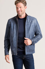 Thomas Distressed Lambskin Leather Jacket
