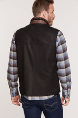 Falcon Buffed Lambskin Leather Vest