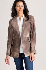 Destiny Italian Lambskin Suede Jacket