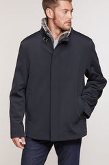 Microfiber Coat with Sheepskin Lining