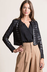 Coco Lambskin Leather Jacket