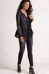 Coco Lambskin Leather Jacket