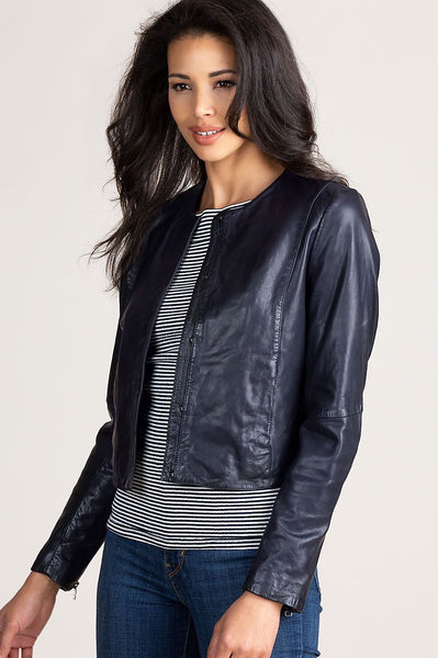 Nila Lambskin Leather Jacket