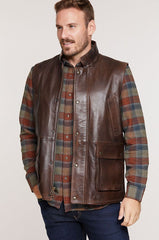 Haddington Lambskin Leather Vest