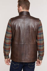 Haddington Lambskin Leather Vest