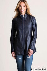 Adele Reversible Italian Lambskin Suede Jacket Womens Collection